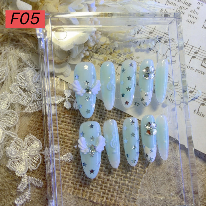 Decorative Press-On Nail Art Set 1790731572
