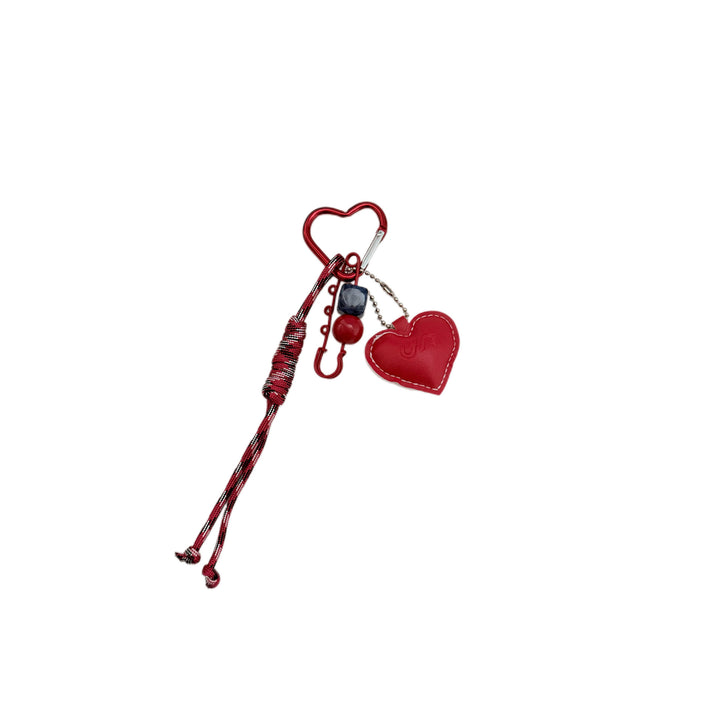 Heart-Shaped Leather Keychain Kalsten