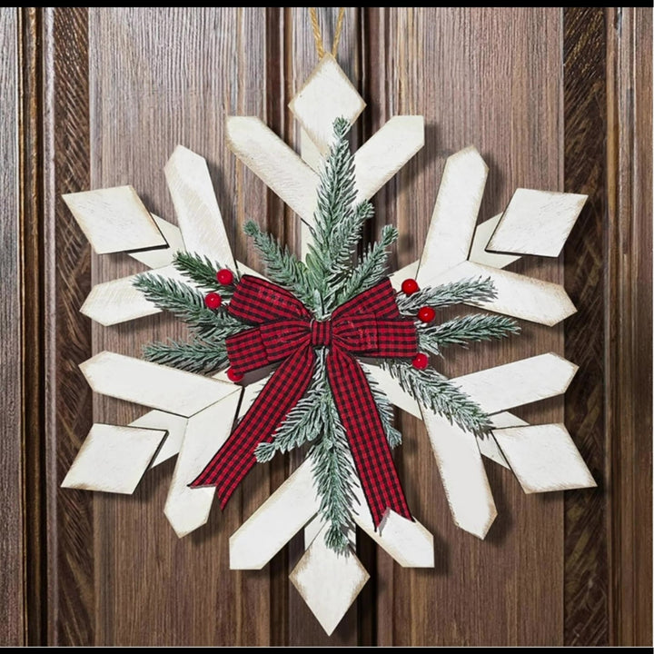 Winter-Themed Snowflake Wall Decor