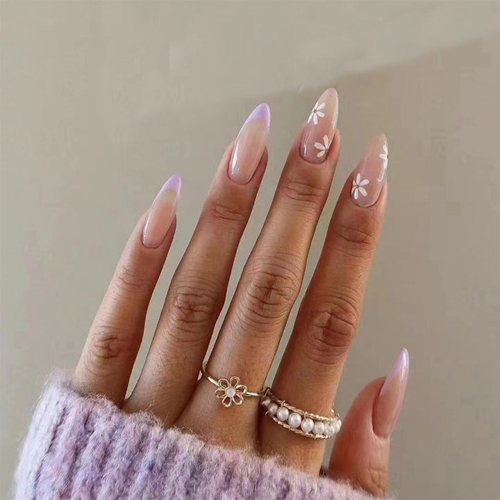 Glamorous Glittery Stiletto Press-On Nails Kalsten