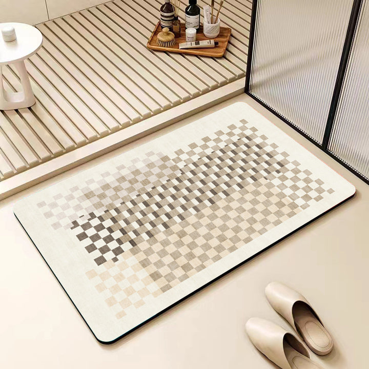 Modern Abstract Bathroom Mat