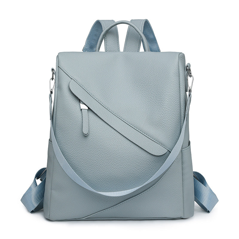 Chic Textured Leather Backpack Kalsten