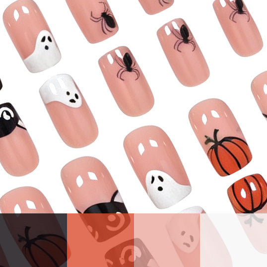 Creative Halloween-Themed Nail Art Enhancements Kalsten