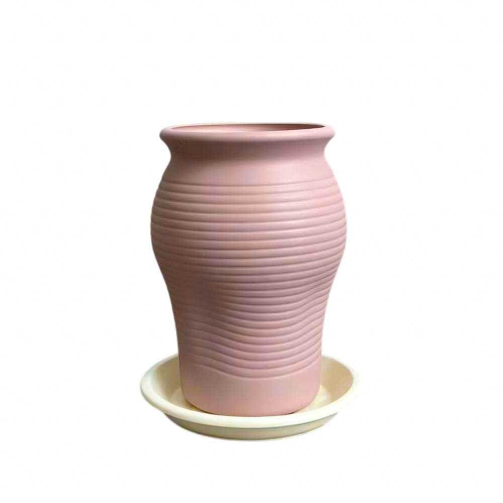Decorative Textured Planter Vase Kalsten