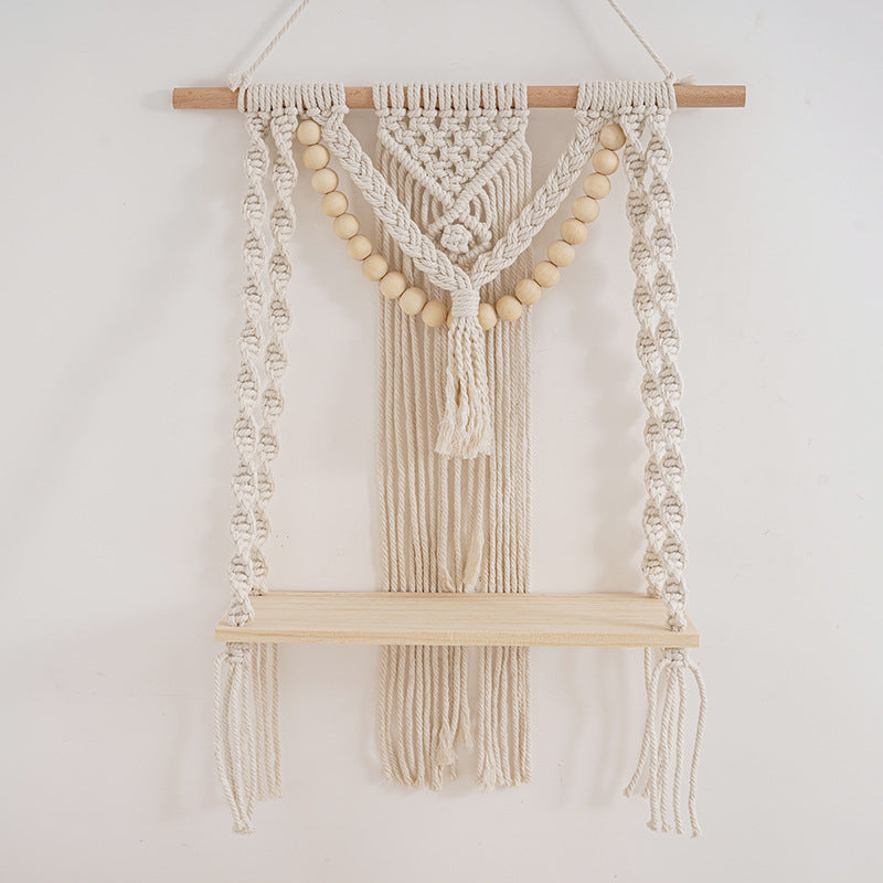 Decorative Macrame Shelf Kalsten