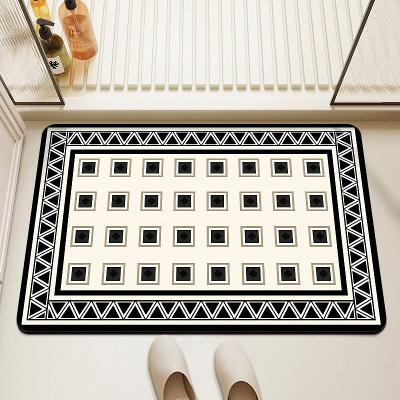 Geometric Slip-Resistant Door Mat Kalsten