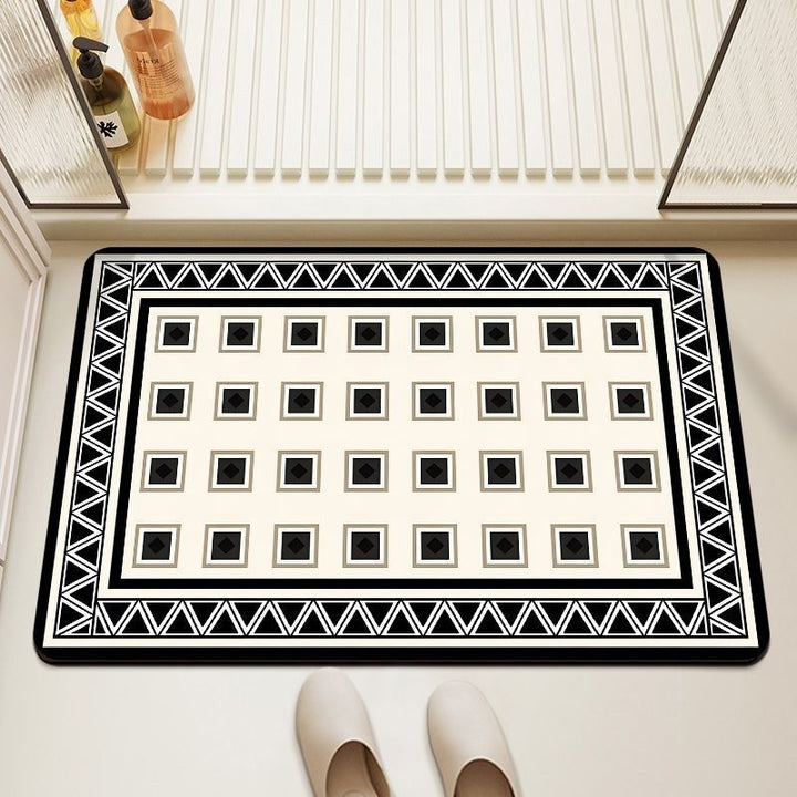 Geometric Slip-Resistant Door Mat Kalsten