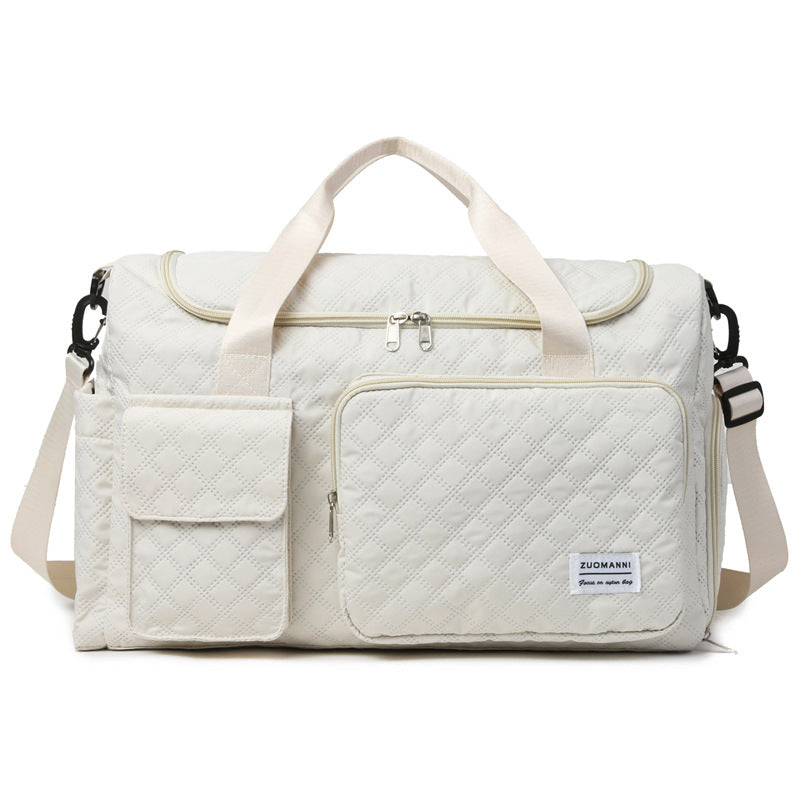 Quilted Multi-Compartment Travel Duffel Kalsten