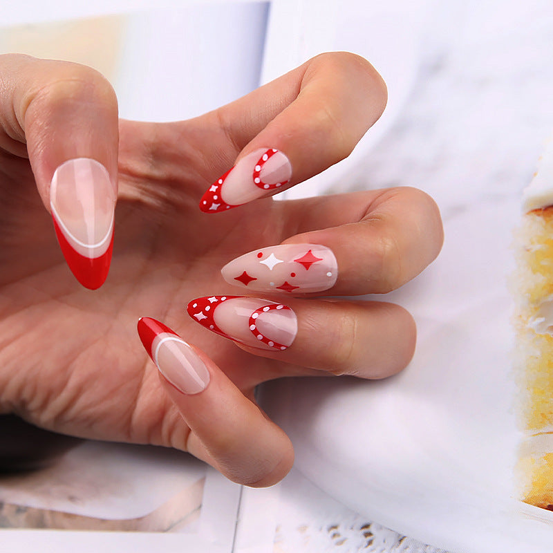 Artificial nail set with unique patterns Kalsten