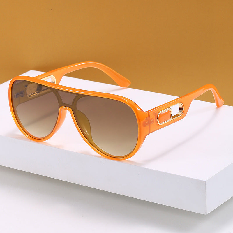 Ladies Elegant Oversize Sunglasses with Designer Details Kalsten