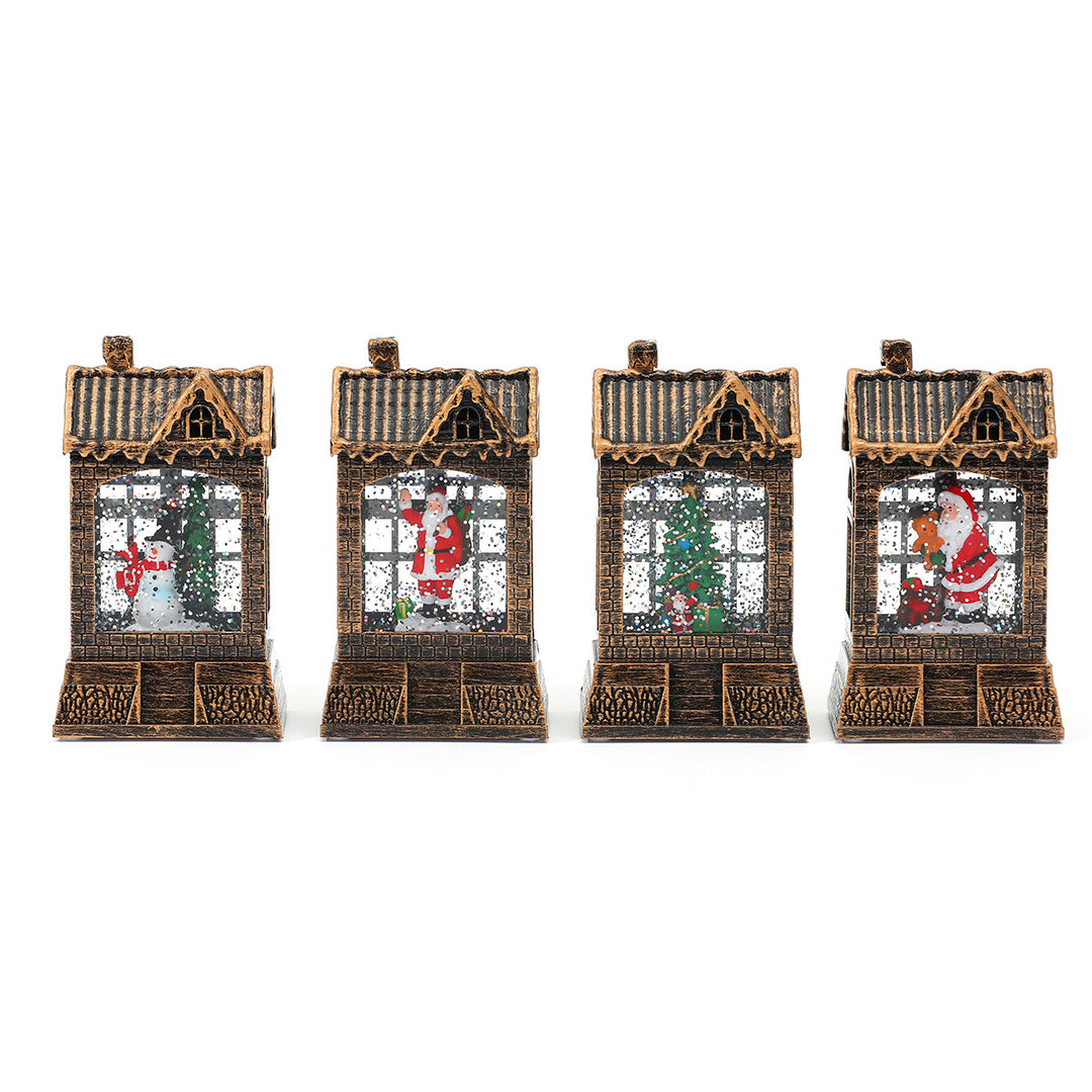 Decorative Snow Globe House Ornament Kalsten