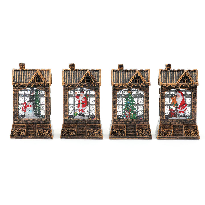Decorative Snow Globe House Ornament Kalsten
