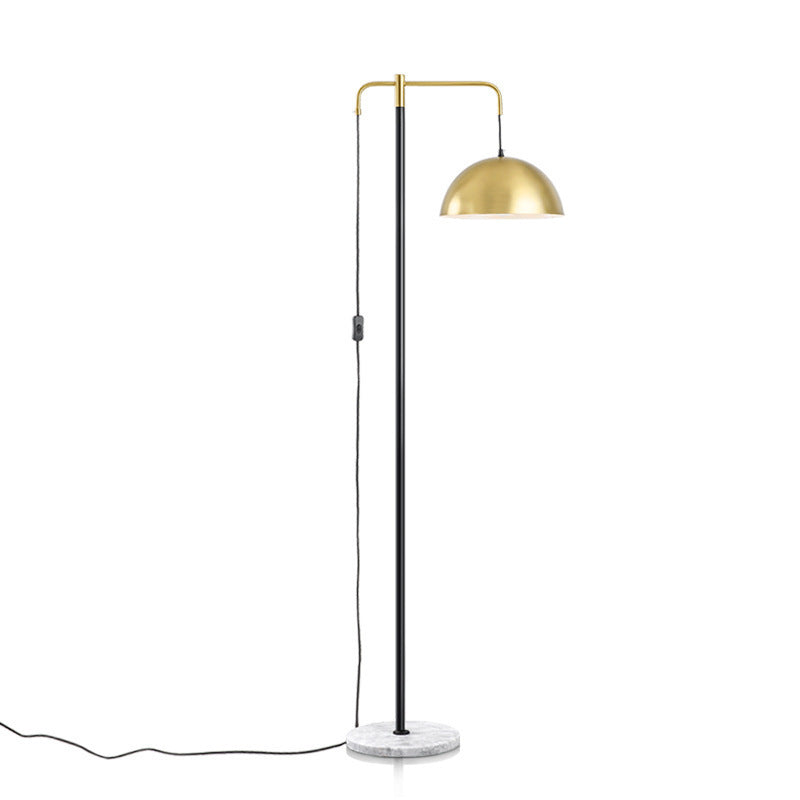 Modern Industrial Floor Lamp with Adjustable Shade