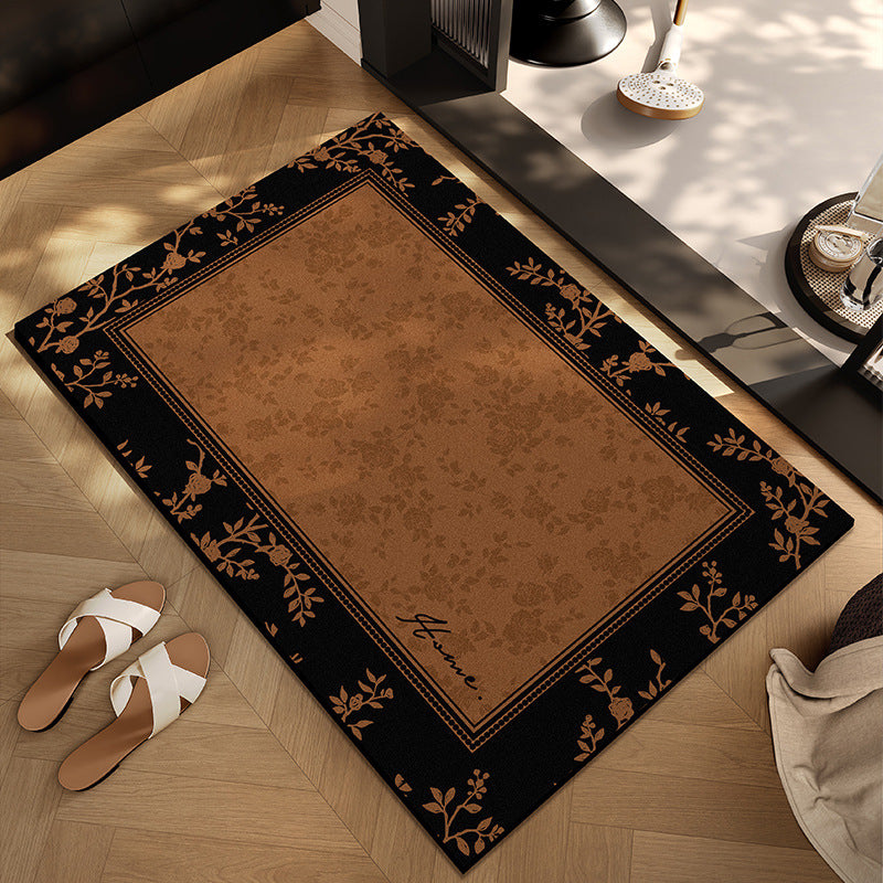 Checkerboard Patterned Entryway Mat Kalsten