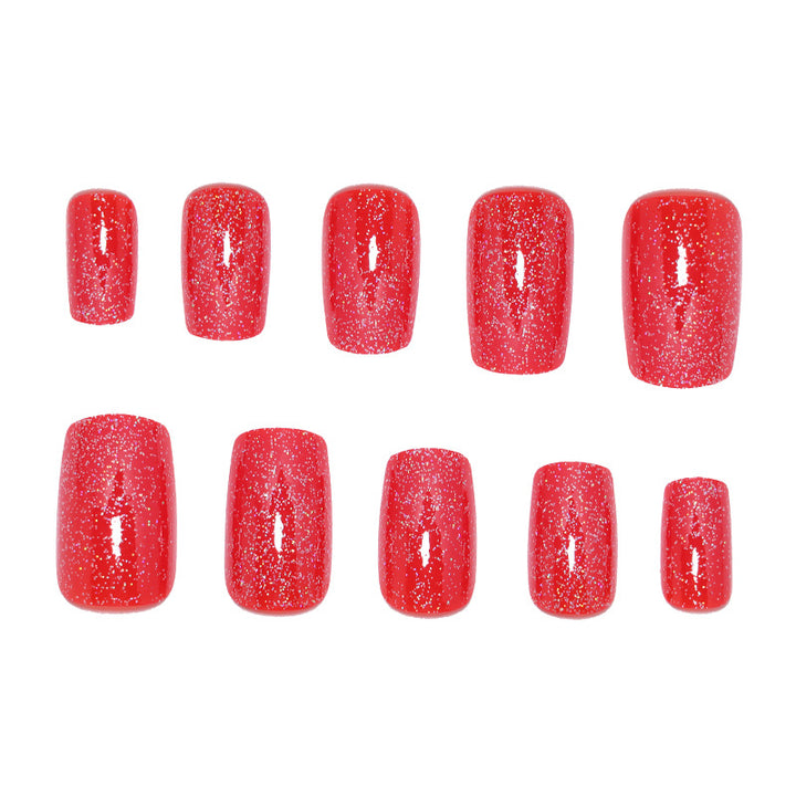 Glittery Press-On Nail Art Set Kalsten