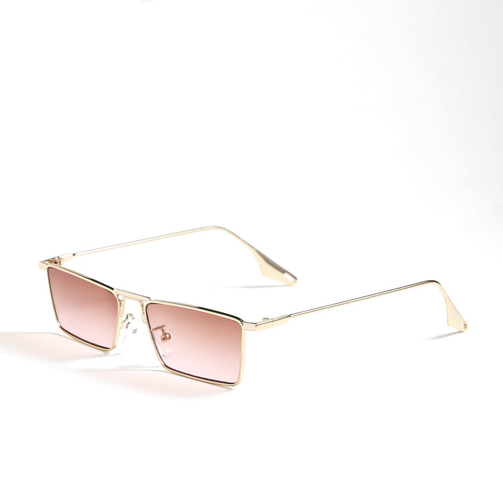 Ladies elegant geometric sunglasses with stylish metal frame Kalsten