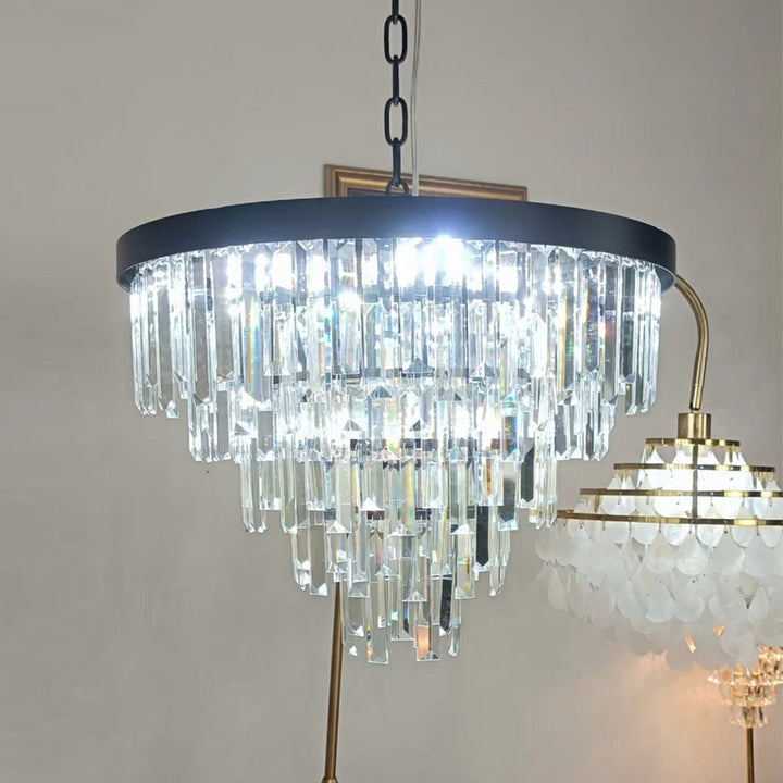Contemporary Crystal Chandelier