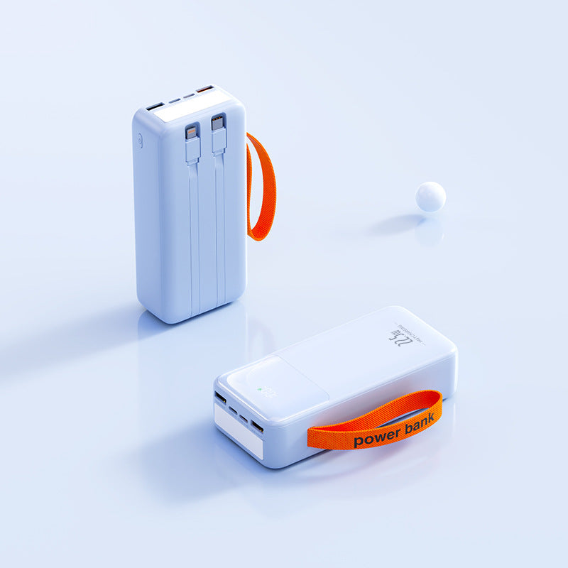 Portable power bank with integrated charging cable and fast charging function Kalsten