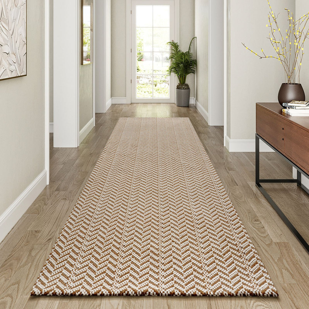 Geometric Pattern Kitchen Runner Mat