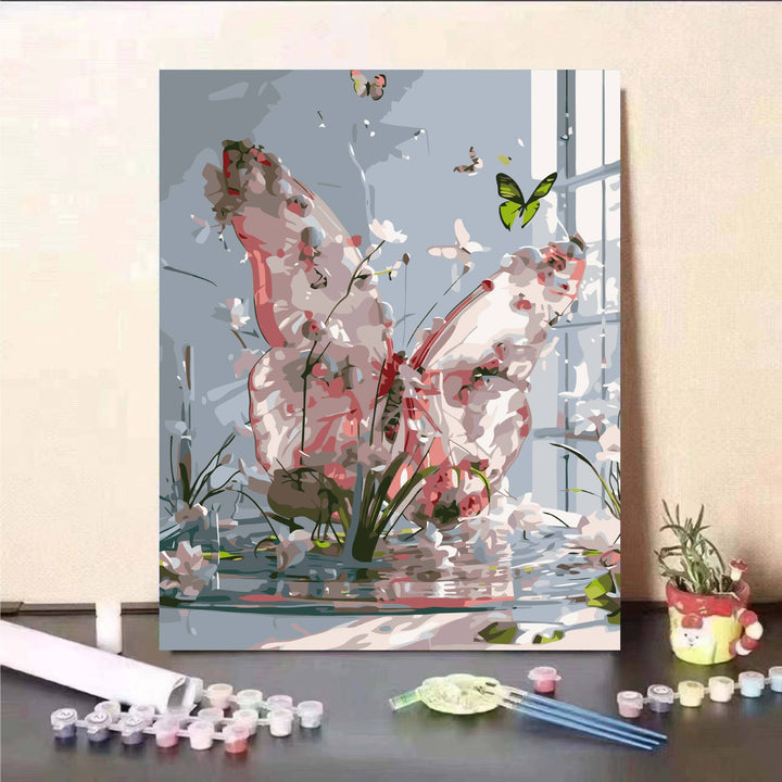 Floral Fantasy Paint by Numbers Wall Art Kalsten