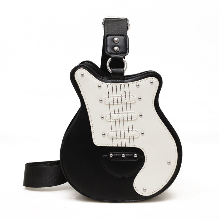 Guitar-Shaped Crossbody Bag