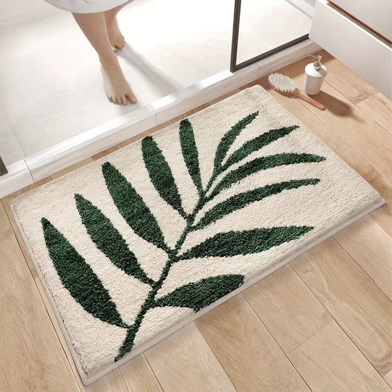 Cozy Rainbow-Themed Bath Mat