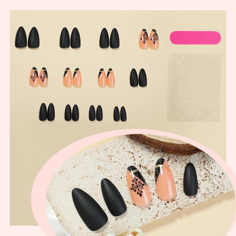 Artificial nail set with elegant geometry design Kalsten