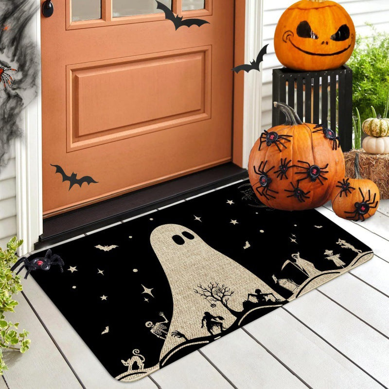 Halloween-Themed Welcome Mat Kalsten