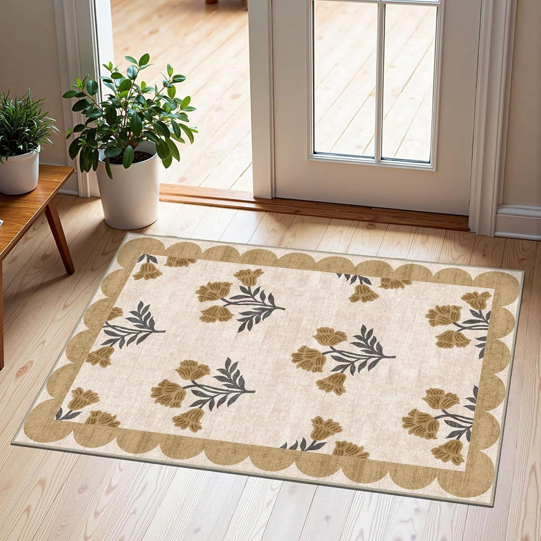 Striped Indoor Area Rug Kalsten
