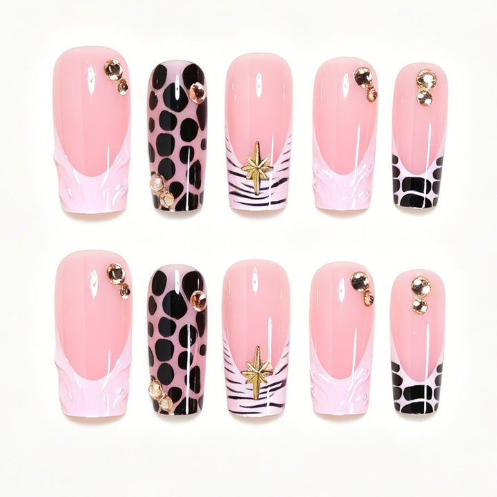 Stylish Decorative Press-On Nail Art Tips Kalsten
