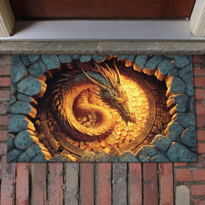 Dragon-Themed Entrance Mat