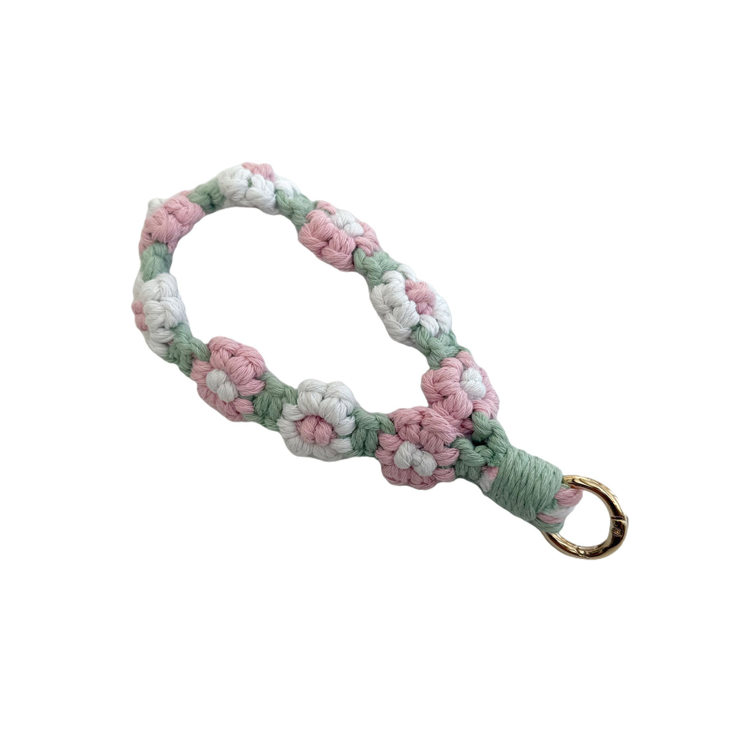 Floral Macrame Keychain Holder Kalsten