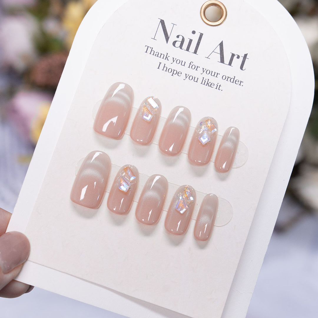 Elegant Press-On Nail Art Set
