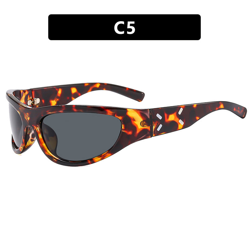 Women's sports sunglasses with ergonomic design and polarized lenses Kalsten