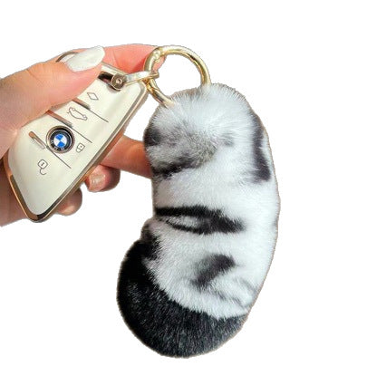 Plush Animal-Themed Keychain Accessory Kalsten