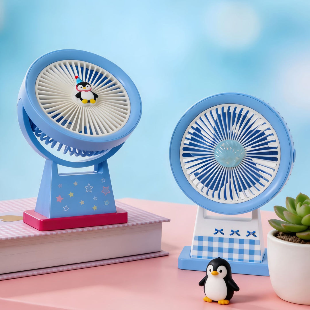 Ladies Portable Table Fan with Cute Antler Design Kalsten
