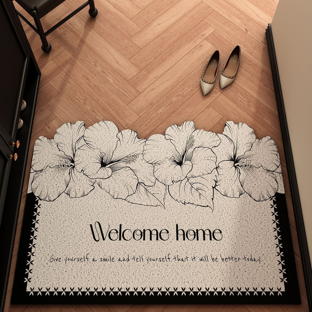 Floral Welcome Mat