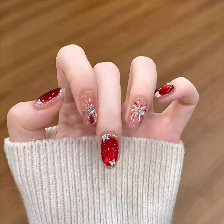Festive Ornamented Nail Art Set