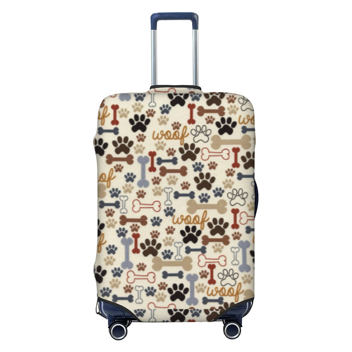Unisex hard-shell cabin trolley with vintage travel illustration, 360° swivel wheels and telescopic handle Kalsten