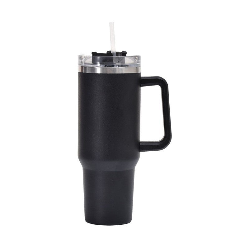 Women's Insulated Drinking Cup with Handle and Straw Kalsten