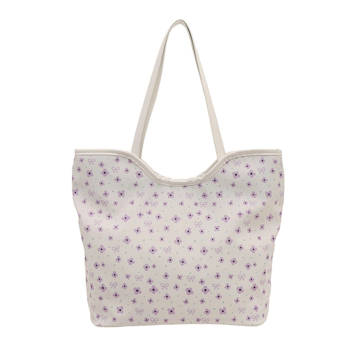 Floral Print Shopping Tote Bag Kalsten