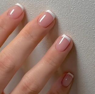 Elegant French Tip Acrylic Nail Enhancements Kalsten 1789915301