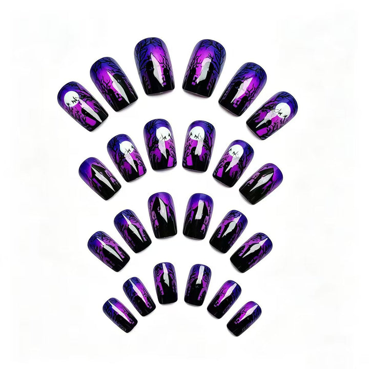 Artificial nails in mystical Halloween style Kalsten