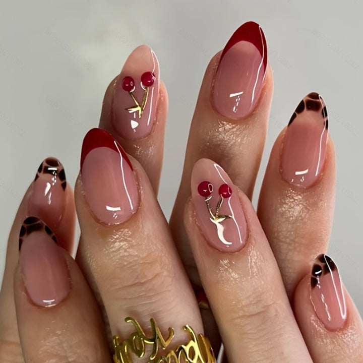 Trendy French Tip Nail Art Set Kalsten