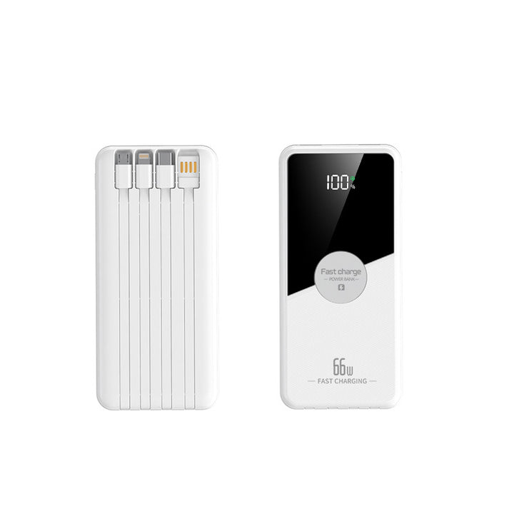 Portable power bank with integrated cables and fast charging function Kalsten
