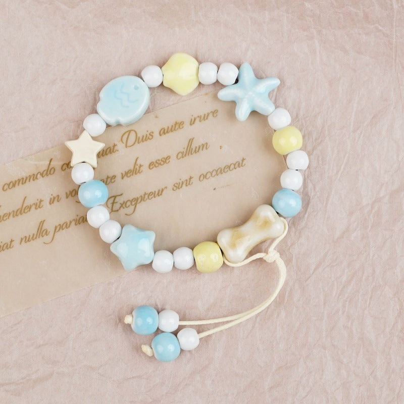Heart-Shaped Beaded Bracelet Kalsten