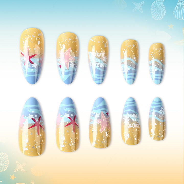 Themed Press-On Nail Art Kalsten