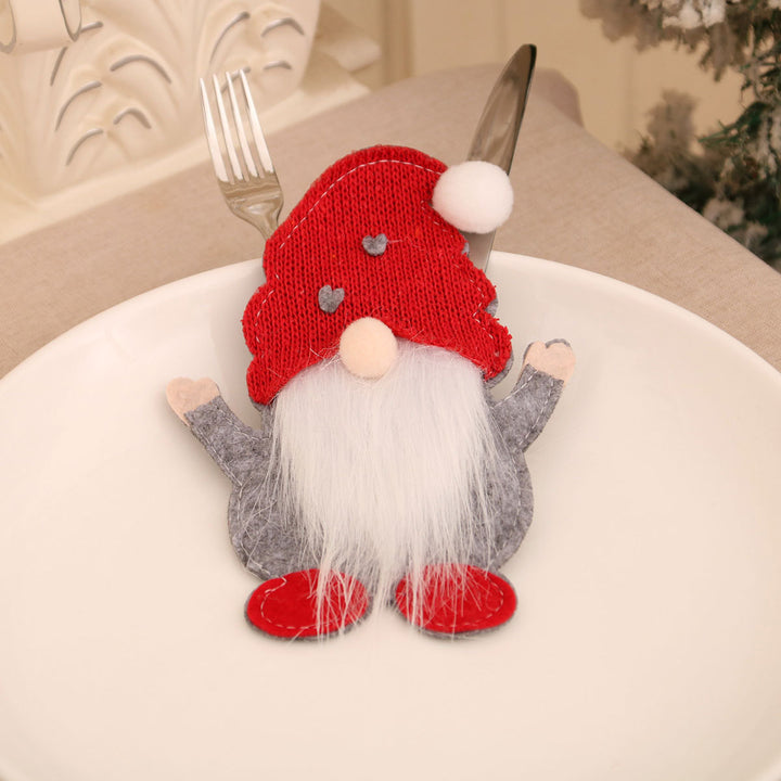 Festive Gnome Cutlery Holder Kalsten