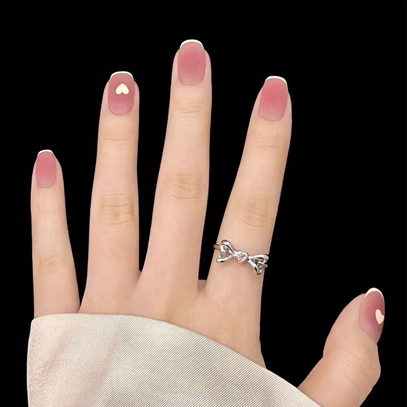 Creative nail designs with heart accent Kalsten