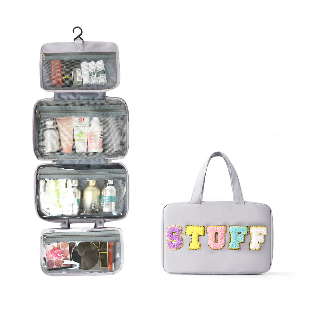 Multifunctional Cosmetic Organizer Bag with Hanging Design Kalsten